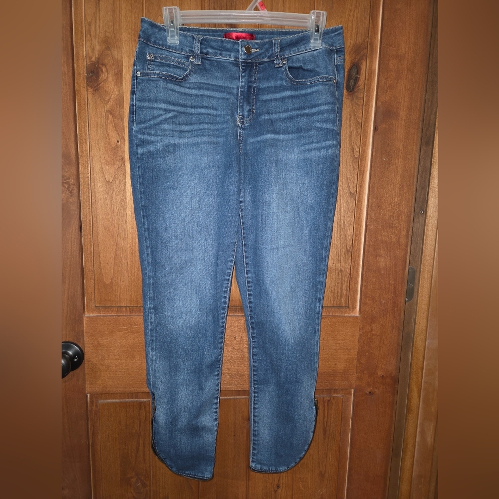 Jennifer Lopez‎ Blue Ankle Crop Stretch Jeans